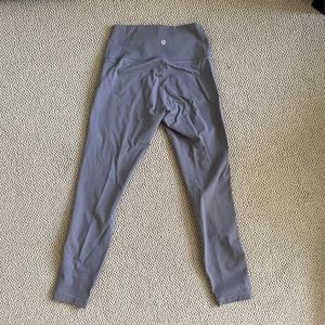 Lulu lemon light grey size 4 leggings.